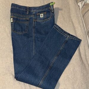 Cinch Boy’s Starched Dark Blue Jeans 14R Original Fit